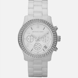 Michael Kors White Ceramic Women's Watch